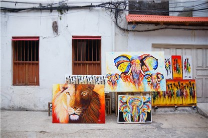 Уличное искусство в Занзибаре