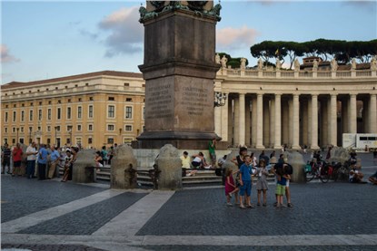 Площадь Святого Петра в Риме