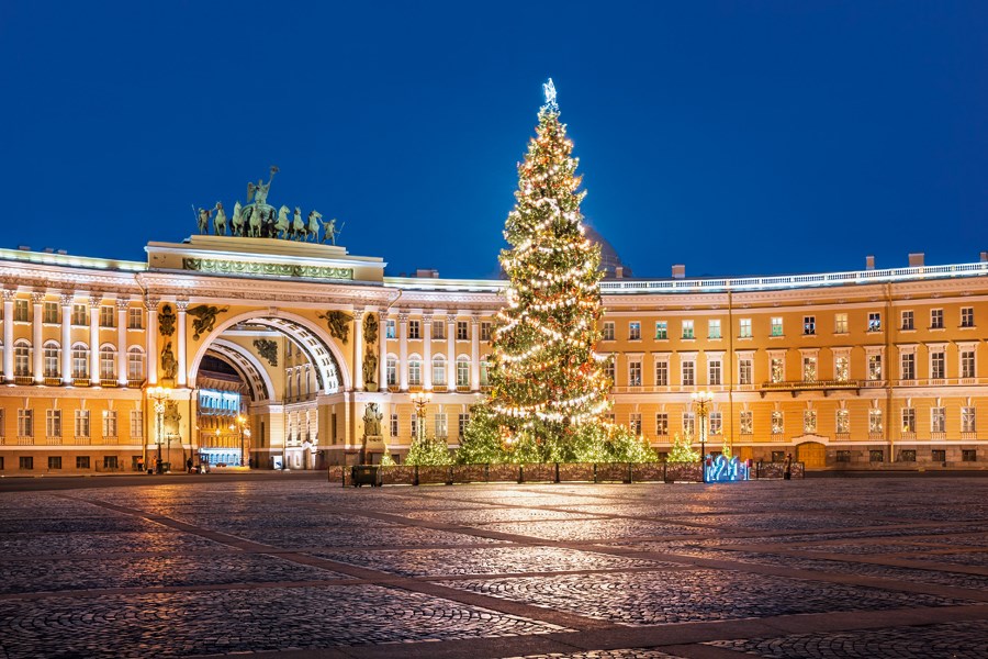 Пешеходный маршрут «Новогодние краски  Петербурга»