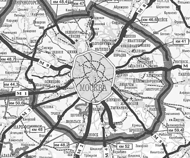 Показать на карте мкад. ТТК третье транспортное кольцо. МКАД на карте Москвы. МКАД ТТК кольца. Схема ТТК С развязками.