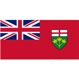Флаг Онтарио - провинции Канады